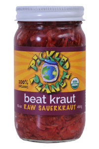 Raw Beet Sauerkraut